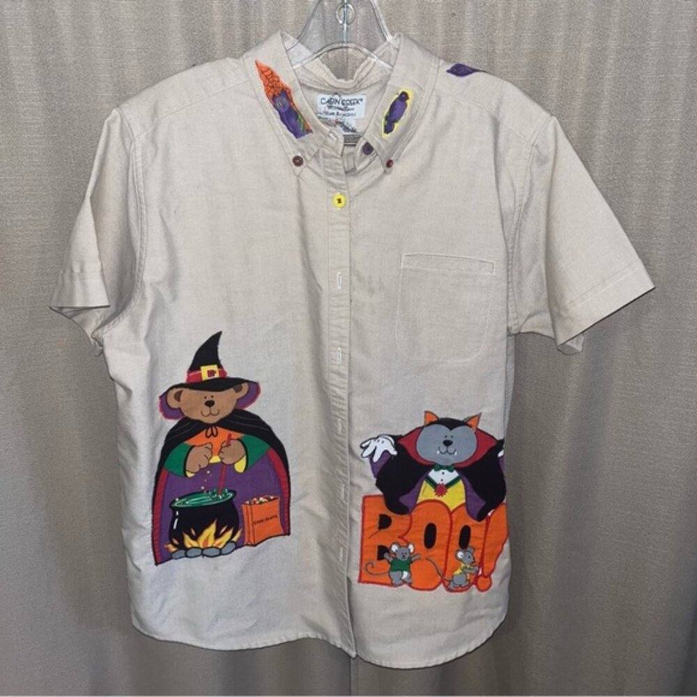Cabin Creek Size 14 P Halloween shirt